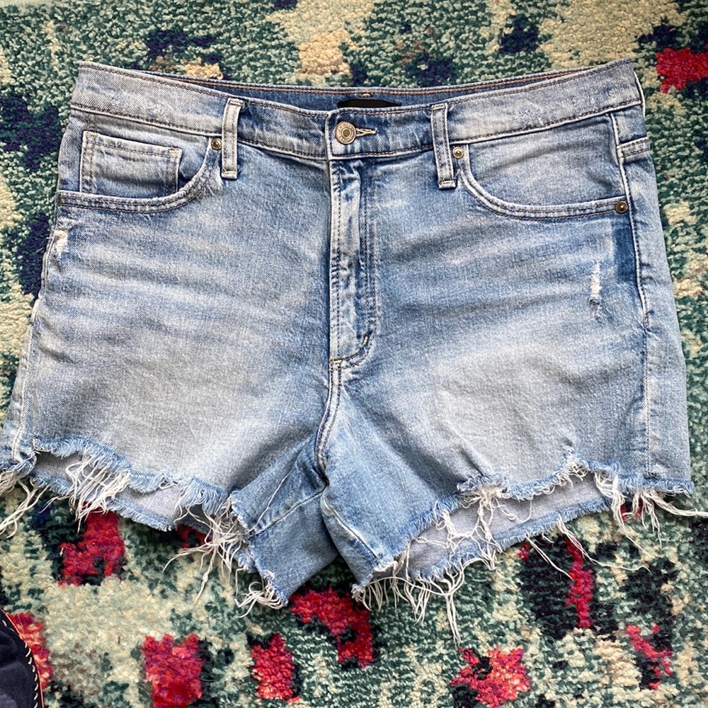 Silver jeans high rise denim shorts 31